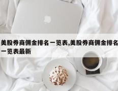 美股券商佣金排名一览表,美股券商佣金排名一览表最新
